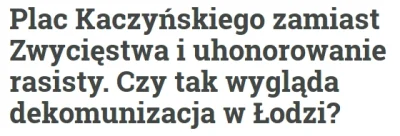 bioslawek - "Kowbojski indywidualizm czy wyższość białej rasy?

Z Łodzi zniknie też...