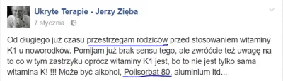 Sierkovitz - Jerzy Zięba: Straszy polisorbatem w szczepionkach - wykorzystuje w swoic...