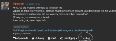 hipodrom - Wykop.pl

Weźmy pierwszy lepszy wpis z gorących. Zobaczmy komentarze. Ni...