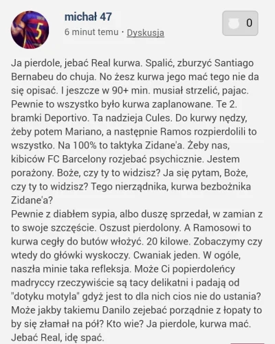 M.....n - #pilkanozna #mecz #fcbarcelona #realmadryt #bekazbarcy #boldupy