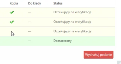 Soanger - Musisz przekazać do weryfikacji i wtedy pokaże ci się przycisk wydrukuj pod...
