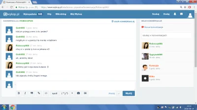 G.....6 - @Robocop666: Dlaczego zmieniasz treść? :) Może wyślij prawdziwą rozmowę na ...