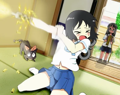 M.....r - #randomanimeshit #nichijou #nanoshinonome #sakamoto #maiminakami #atsuman #