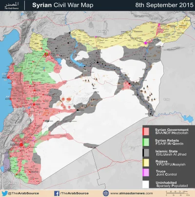 kilroy137 - Sytuacja w Syrii na dzień 08.09.2015

#wojna #syria #wojnadomowa #islam...