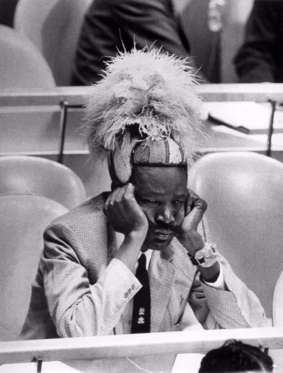 spion999 - Ambasador Ugandy podczas Zgromadzenia Ogólnego ONZ, 1974 r
#historia #heh...