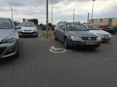 fejkowy - Dylemat:
Zaparkować na chodniku czy na miejscu dla niepełnosprawnych ?
Ch...