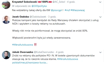 w.....s - Trzaskowski i rzecznik Dąbrowa twierdzą, że wszystkie komitety miały takie ...