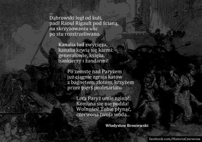 BojWhucie - 23 maja 1871 roku na barykadzie przy ul. Myrha został śmiertelnie ranny g...