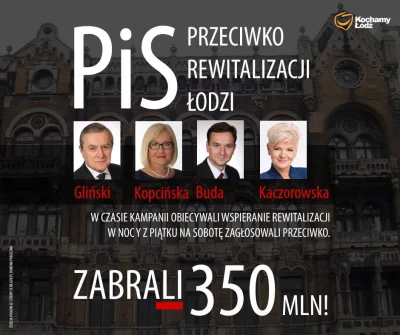 mkhencz - @mkhencz: Łódzki poseł ma obowiązek walczyć o Łódź, a nie o względy Prezesa...