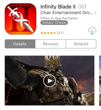 krozabalka - Gra Infinity Blade II na #ios za darmo, przeceniona z 6,99€.
https://app...