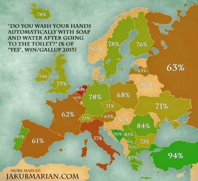 Bednar - Czy myjesz ręce po skorzystaniu z toalety? ( ͡° ͜ʖ ͡°)

#mapporn #mapy #ci...