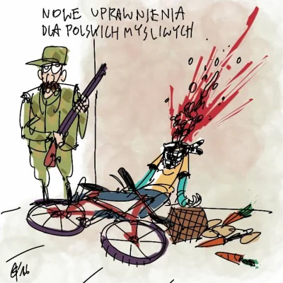 czteroch - #rower #heheszki #humorobrazkowy #sledziu #komiks no i trochę #polityka