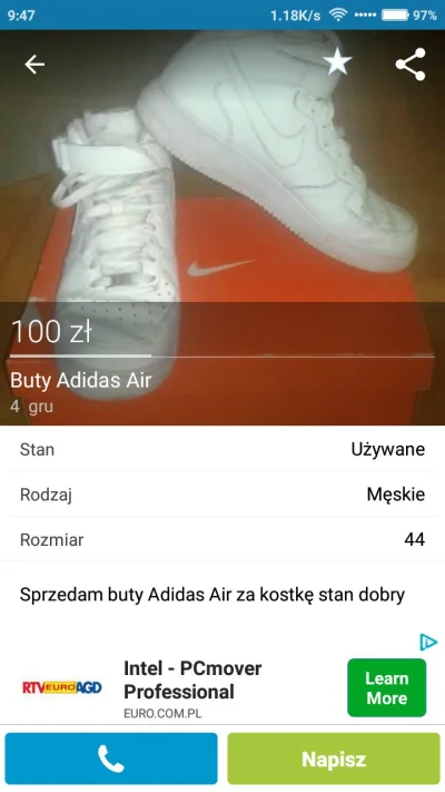 Helikopter_Apacza - #olx It's a rebook or a Nike (⌐ ͡■ ͜ʖ ͡■)