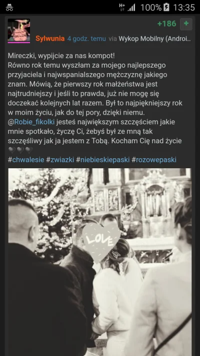 J.....y - #p0lka taka święta katoliczka, ślub kościelny rok temu, biala suknia, welon...