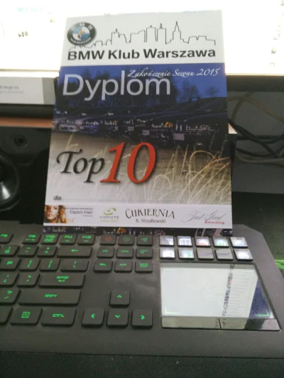 greq333 - Moja jagoda zostala wyrozniona w top10 na zakonczeniu sezonu bmw klub warsz...