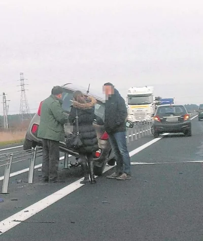 Druch - Taki był wypadek na obwodnicy szczecin - stargard ,sądze że uchroniła lina ko...