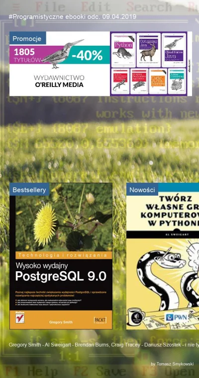 tomaszs - Przegląd ebooków 2019-04-09

 Programistyczne ebooki 2019-04-09 ( ͡° ͜ʖ ͡...