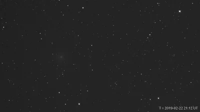 namrab - Ruch komety C/2018 Y1 (Iwamoto) na tle gwiazd. Timelapse z ostatniej nocy. C...