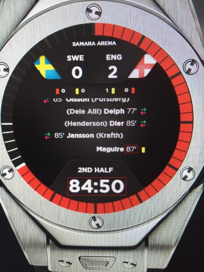 wawelski5 - Coś ten mundialowy zegarek #hublot strasznie niedokładny. Bardzo się spóź...
