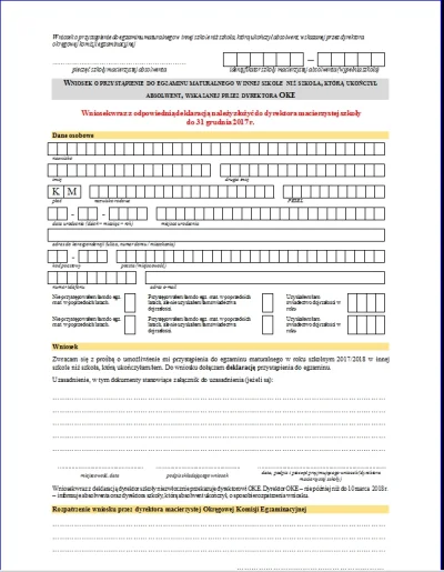 torusslade - Mireczki czy jak chce zdawać mature w innej szkole niz moja szkola macie...