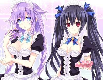 kedzior1916 - #randomanimeshit #choujigengameneptune #neptune #purpleheart #noire #ma...