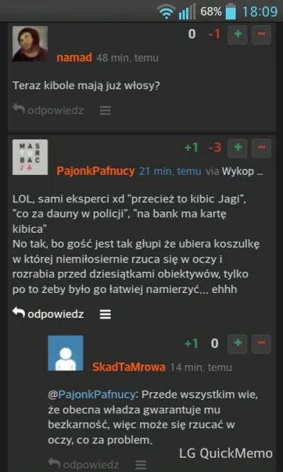 MusicURlooking4 - > prowokacja LGBT - widać że specjalnie założona koszulka kibica Ja...