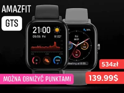 sebekss - Xiaomi Amazfit GTS ( ͡° ͜ʖ ͡°)
Najnowszy smartwatch Xiaomi już dostępny.
...