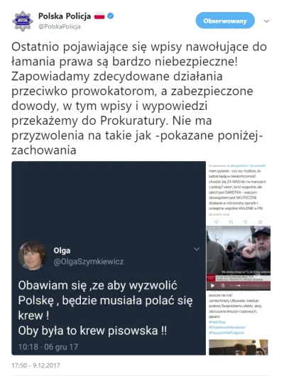 n.....l - https://twitter.com/PolskaPolicja/status/939537736364634112

#bekazlewact...