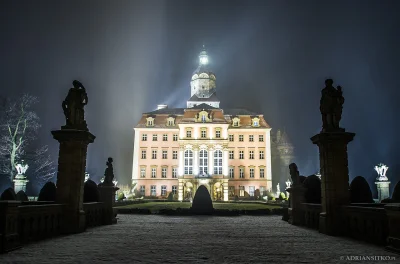Adrian_ - Nowa iluminacja zamku Książ. #fotografia #mojezdjecie #swiebodzice #walbrzy...