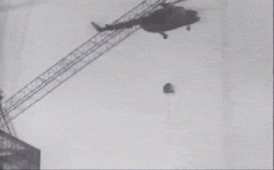 costadelsol - Nagranie katastrofy śmigłowca Mi-8 podczas zrzutu ołowiu nad reaktorem ...