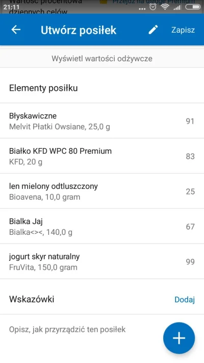 blmnd - #mirkokoksy #mirkokoksyprzepisy
Omlet lowfat, lowcarb
makro
B:56,4
T:3,7
W:25...