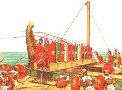 arrent - CIEKAWOSTKA RZYMSKA

Podstawowym sposobem ataku floty rzymskiej był aborda...