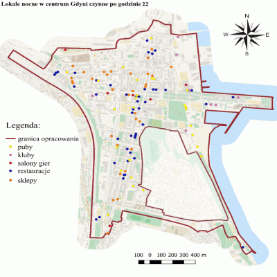 Przwoj - Maksymalny czas otwarcia nocnych lokali usługowych w centrum Gdyni.
#mapy #...