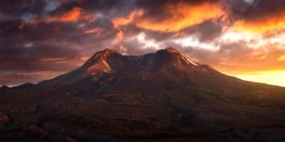 Elthiryel - Mount St. Helens tuż przed zachodem słońca (｡◕‿‿◕｡)

źródło

#wulkan #wul...