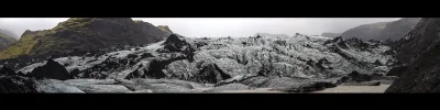 swrsc - Lodowiec Sólheimajökull, tego dnia mieliśmy bardzo kiepską pogodę, silny wiat...