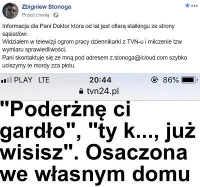 fadeimageone - #stonoga #polska #zbigniewstonoga STONOGA niebezpieczny, w __ agresywn...