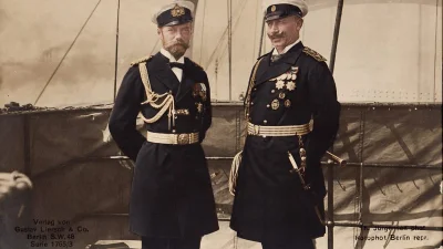 hetman-kozacki - @brusilow12: Car Mikołaj i Kaiser Wilhelm. Byli rodziną spokrewnioną...