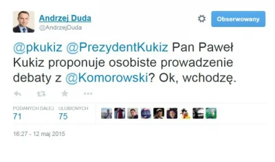 ricardo_kaka - Szach mat Komorowski :P #wybory #duda #komorowski #kukiz