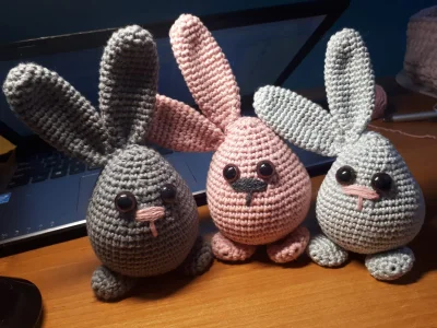 Eskimoska - Cześć Mirko ʕ•ᴥ•ʔ
Spójrzcie tylko na te słodkie króliczki Wielkanocne, m...