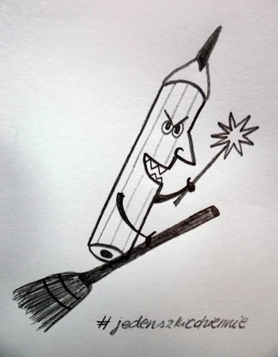 jackie_daniels - Zaczarowany ołówek w wersji evil

#jedenszkicdziennie