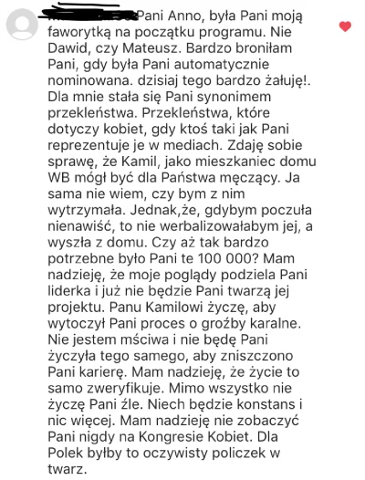 agulana - Ktoś bardzo mądrze napisał na insta Anki pod jej ostatnim zdjęciem ,tez teg...