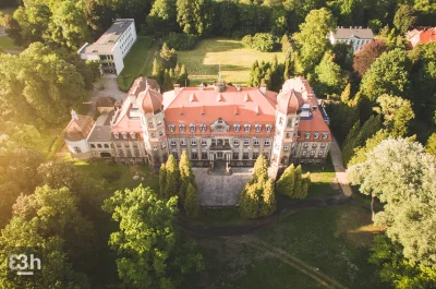Pannoramix - Pałac w Brynku. Jeden z kilku należących do ogromnie bogatego rodu Donne...