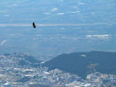 eagleworm - Widok na stolicę Ekwadoru ze szczytu Cruz Loma, sąsiada wulkanu Pichincha...