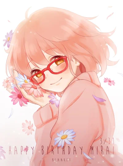 x.....c - #randomanimeshit #miraikuriyama #kyoukainokanata #meganekko