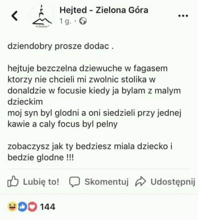 Qba1996 - Czy to ptak? Czy to samolot? Nie, to kolejna #madka na Facebooku.
Jeśli FAK...