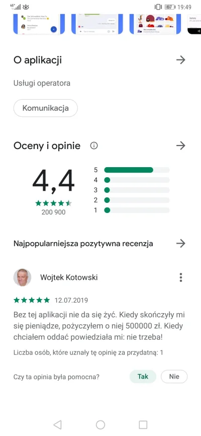 Gorbo2004 - Opinia pod apką Google - usługi operatora
#android