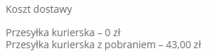 Helonzy - Przecież jest opcja za pobraniem.
Radzę Ci usunąć znalezisko jeżeli nie ma...