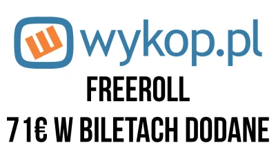 Pokerbreak - Przypominamy o dzisiejszym freerollu dla #wykoppoker na BetSafe o 20:00....