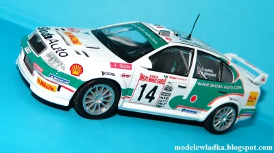 PiotrekW115 - Nowość w mojej kolekcji - Skoda Octavia WRC - Monte Carlo 2003. Skala 1...