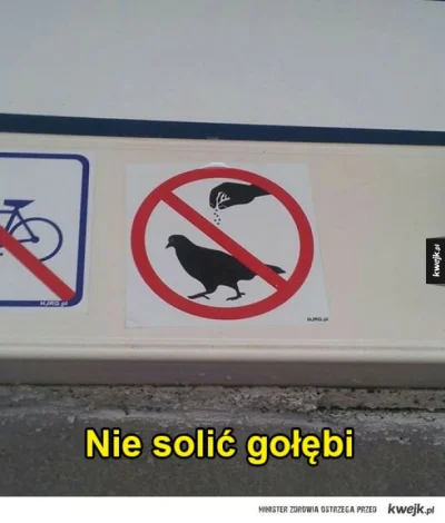 PanKamil907 - Nie solić gołębi!

#heheszki #humorobrazkowy #niewiemczybyloaledobre